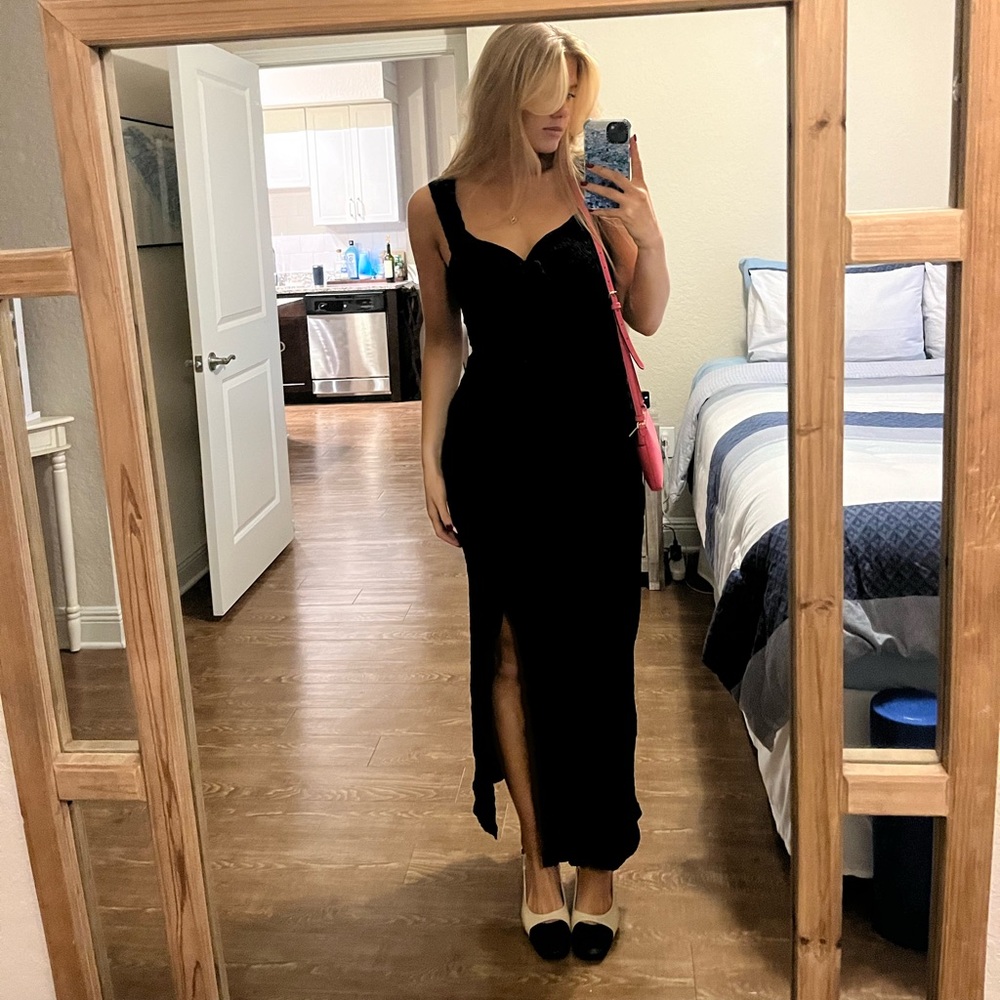 Free People Beach Black Maxi Dress - Size Small